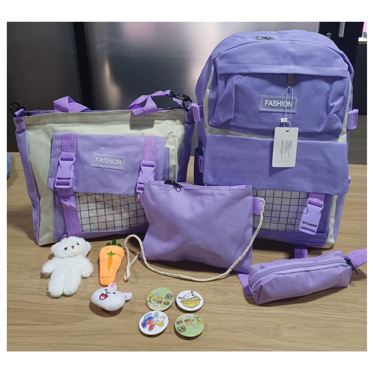 Maleta Mochila Combo coreano 4 en 1